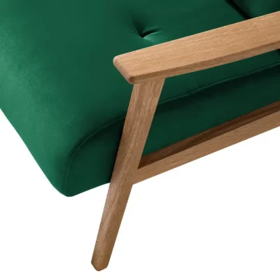 Picture of Casilo Natural Wood Armchair – Vintage Charm & Everyday Comfort