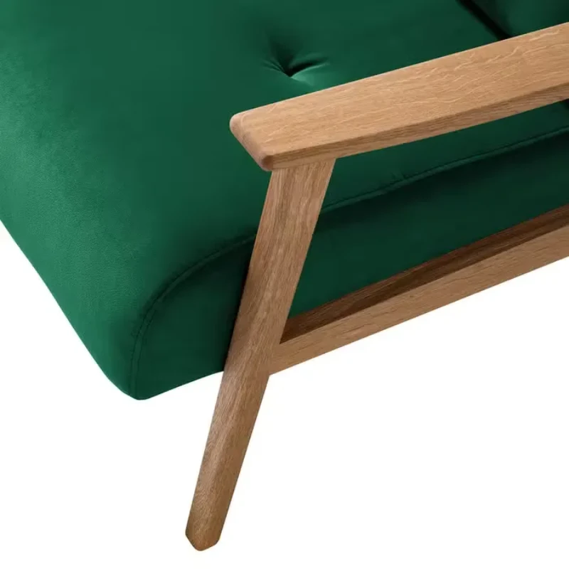 Picture of Casilo Natural Wood Armchair – Vintage Charm & Everyday Comfort