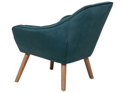 Picture of Melo Rounded Armchair – Soft Upholstery & Wooden Legs