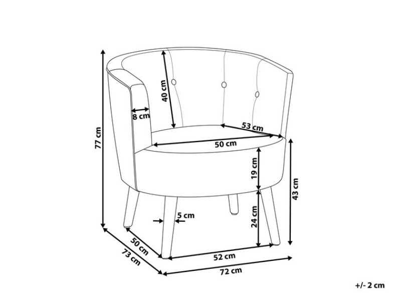 Picture of Milo Cozy Corner Chair – Compact Comfort