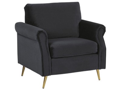 Picture of Daroa Modern Armchair – Natural Wood with Stainless Steel Legs