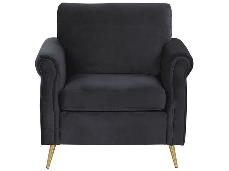 Picture of Daroa Modern Armchair – Natural Wood with Stainless Steel Legs