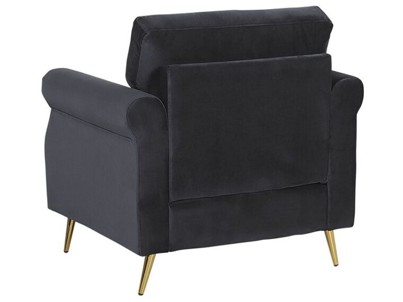 Picture of Daroa Modern Armchair – Natural Wood with Stainless Steel Legs
