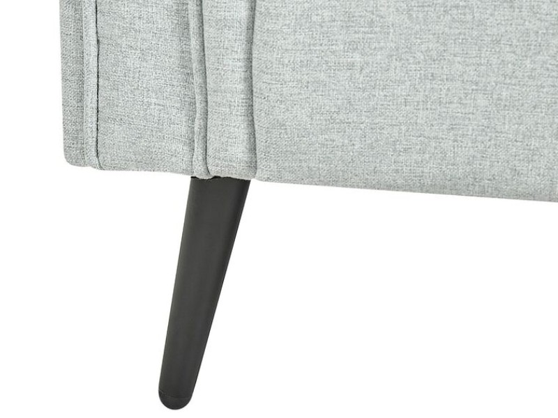 Picture of Daroa Modern Armchair – Natural Wood with Stainless Steel Legs