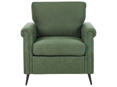 Picture of Daroa Modern Armchair – Natural Wood with Stainless Steel Legs