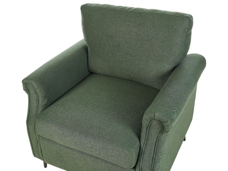Picture of Daroa Modern Armchair – Natural Wood with Stainless Steel Legs