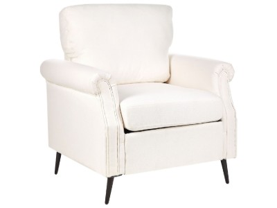 Picture of Daroa Modern Armchair – Natural Wood with Stainless Steel Legs