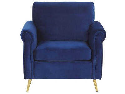 Picture of Daroa Modern Armchair – Natural Wood with Stainless Steel Legs