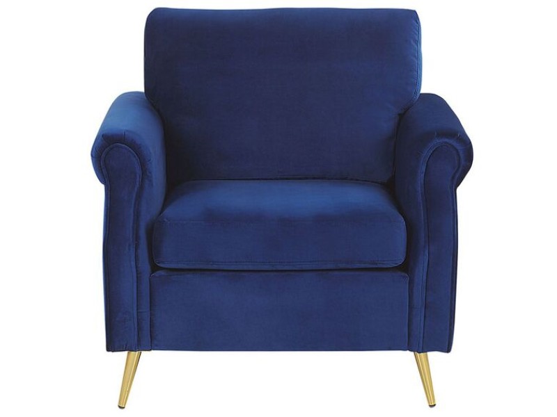 Picture of Daroa Modern Armchair – Natural Wood with Stainless Steel Legs