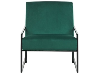 Picture of Vionna Armchair – Elegant Design with Black Frame & Plush Upholstery