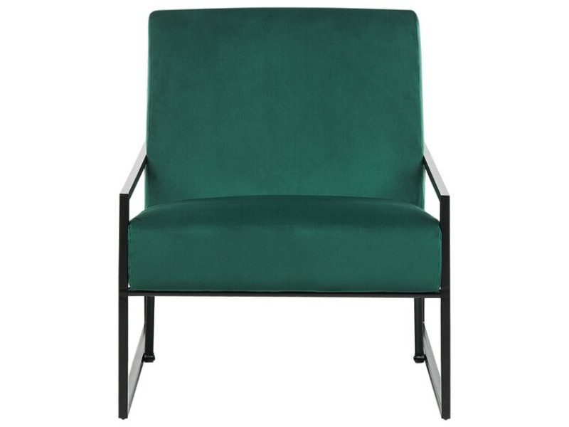 Picture of Vionna Armchair – Elegant Design with Black Frame & Plush Upholstery