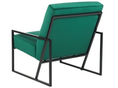 Picture of Vionna Armchair – Elegant Design with Black Frame & Plush Upholstery