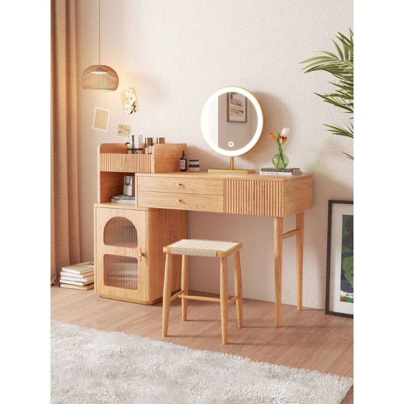 Picture of Vanity Set Makeup Table with 3 Drawers Jessy