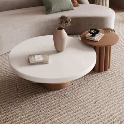 Picture of Dovo Natural wood Coffee tables - Set of 2