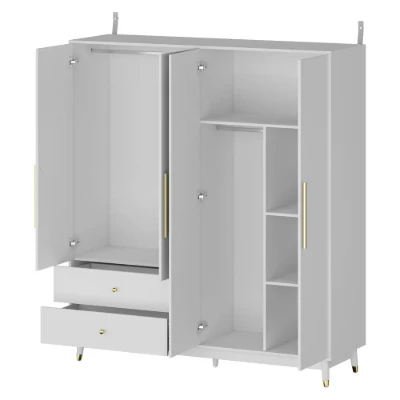 Picture of Miramer Natural wood Wardrobe with Mirror