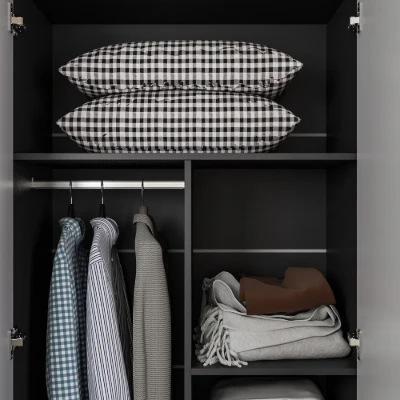 Picture of Miramer Natural wood Wardrobe with Mirror