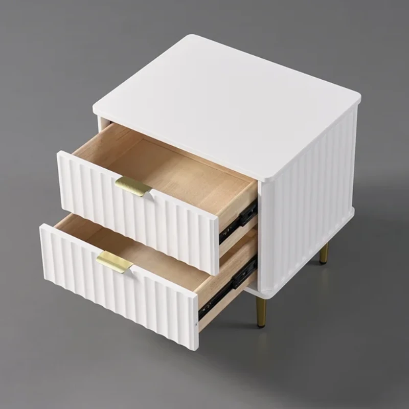 Siri – Side Table in Natural Wood with Stainless Steel Legs