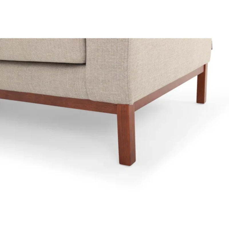 Picture of Teddy L-Shaped Sectional – Natural Wood