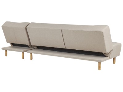 Picture of Velano L-Shaped Modular Sofa Bed – Comfort in Natural Wood