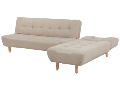 Picture of Velano L-Shaped Modular Sofa Bed – Comfort in Natural Wood