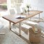 Picture of Igloo Dining table - Natural wood with Metal