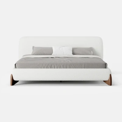 Picture of Creven Modern Bed - Natural wood