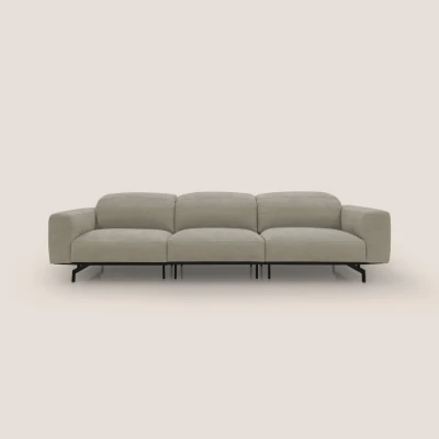 Picture of Olivaro Low-Profile 3-Seater – Taupe Beige with Matte Black Legs