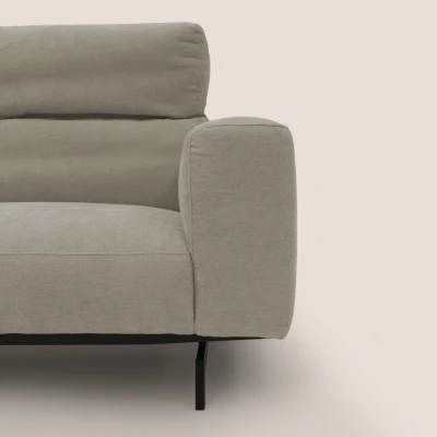 Picture of Olivaro Low-Profile 3-Seater – Taupe Beige with Matte Black Legs