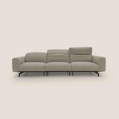 Picture of Olivaro Low-Profile 3-Seater – Taupe Beige with Matte Black Legs