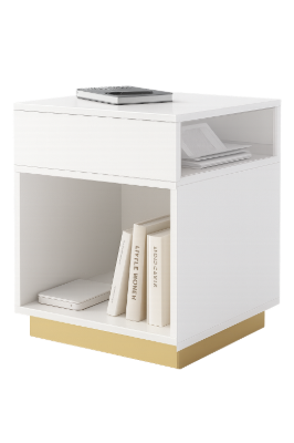 Picture of Mordelle Modern Side table with Open Storage