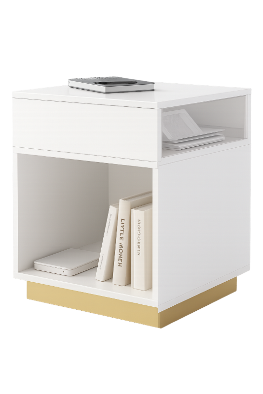 Picture of Mordelle Modern Side table with Open Storage