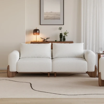 Mora Lounge Set – Natural Wood
