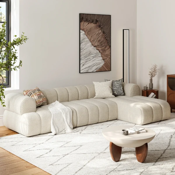 Tondo Cozy Set – Natural Wood Living Room Comfort