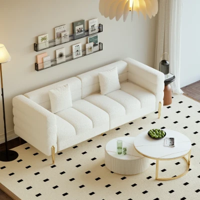 Liora set  with a natural wood base