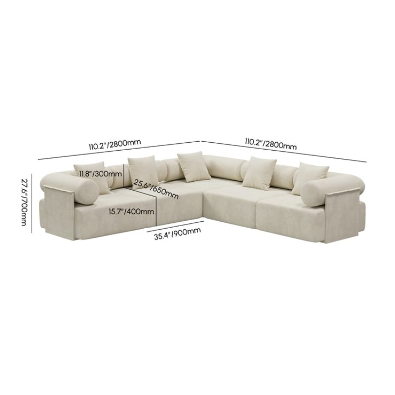 Jekaz Natural Wood Living Set