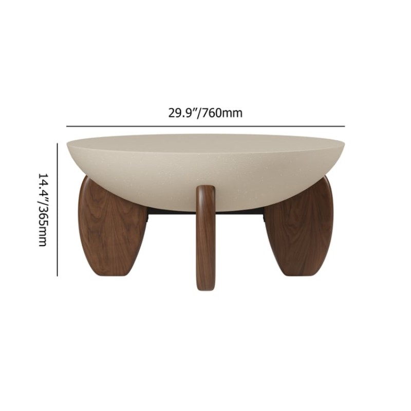Jekaz Natural Wood Living Set