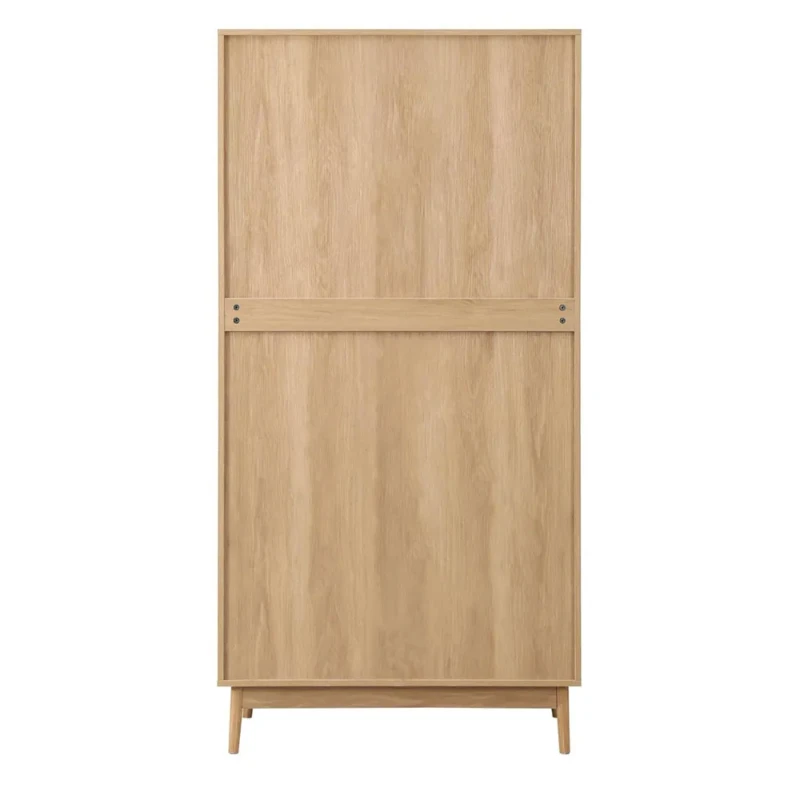 Picture of Celyn – Rattan 2-Door Wardrobe with Drawer