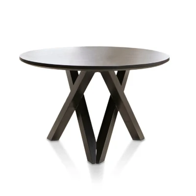 Vero Round Dining Table – Natural Wood