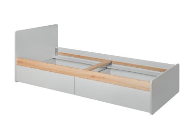 Picture of Terno – Natural Wood Single Bed with 2 Spacious Storage Drawers