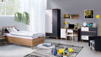صورة ميلو – دولاب شباب ببابين مع درج