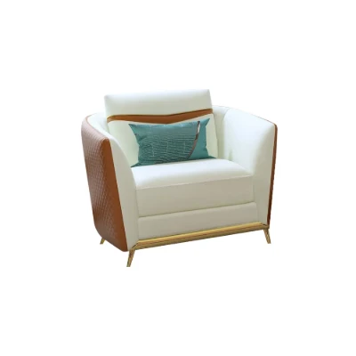 Monterey – Modern Living Room Set with Marble and Gold Accents
