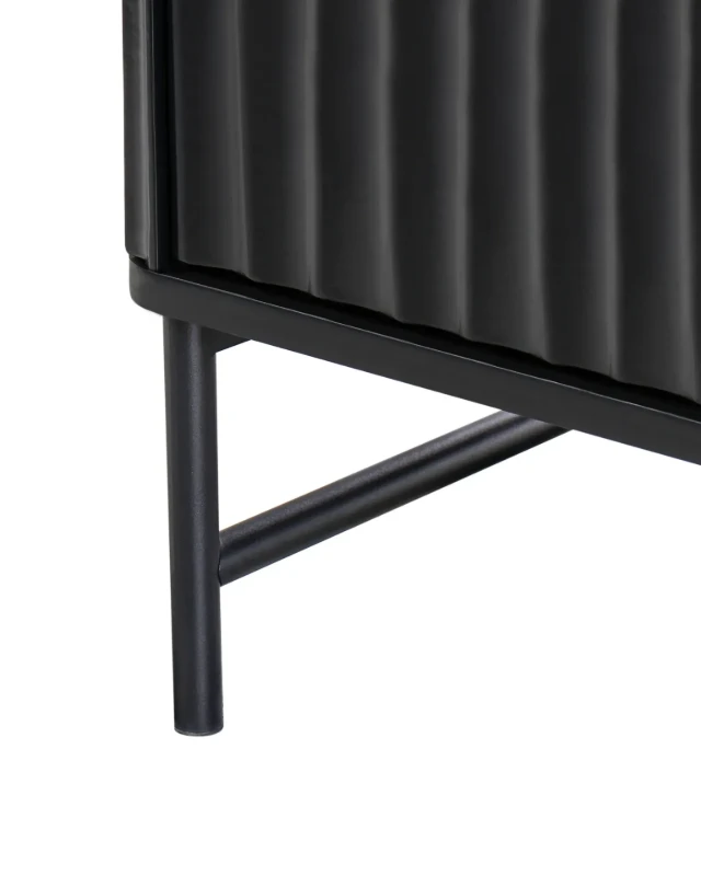 Lorven Modern Bedside Table – Natural Wood