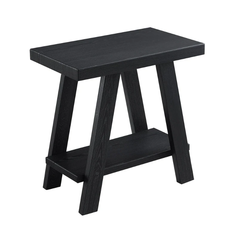 Picture of Aveline Side Table – Natural Wood with Shelf