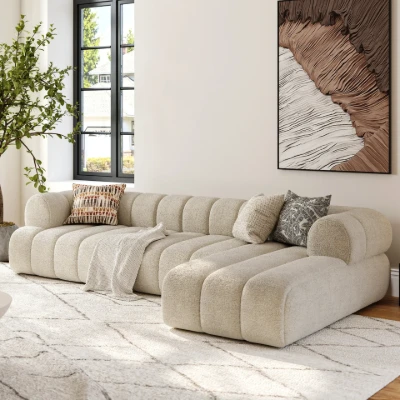 Tondo Cozy Set – Natural Wood Living Room Comfort