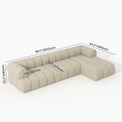 Tondo Cozy Set – Natural Wood Living Room Comfort