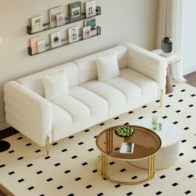 Liora set  with a natural wood base