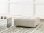 Orlen Ottoman – Contemporary Design with Natural Wood Frame