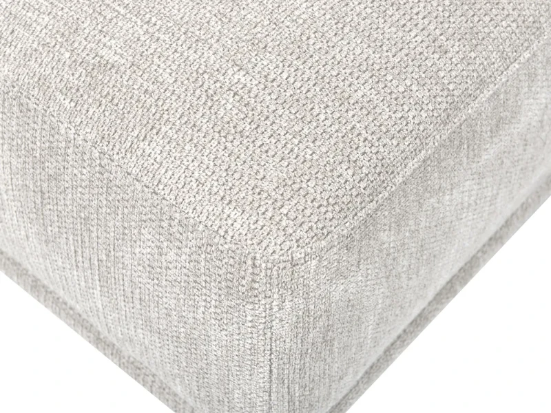 Lirio Rectangular Ottoman – Soft Upholstery with Wooden Legs