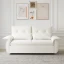 Velin Convertible Sofa Bed – Padded Arms with Natural Wood Frame