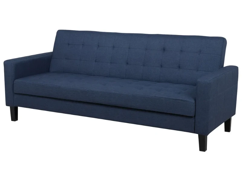Mirelle – Modern Convertible Sofa with Natural Wood Frame